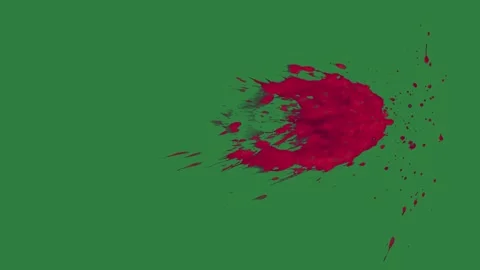 Explosion Moving On Green Screen Chroma Key Background Video stock 338018351