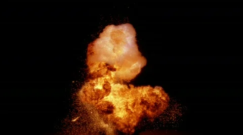 Explosion - MUSH003HD Stock Footage 796813