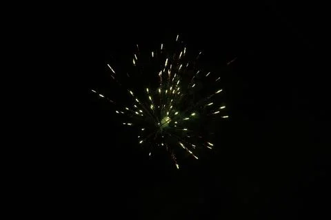 Explosion In Night Background Stock Photos