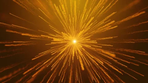 Explosion Particle Orange Loop Background Stock Footage 274419191