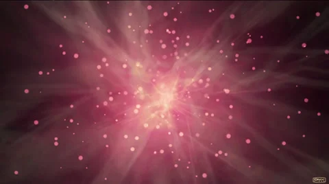 Explosion particles in space,flying nebula &amp; rays laser in universe. Stock Footage 28758218