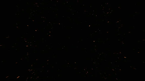 Explosion particles sparkles on black background. Explosion particles energy. Video stock 220866134