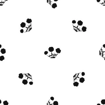 Explosion pattern seamless black 스톡 일러스트