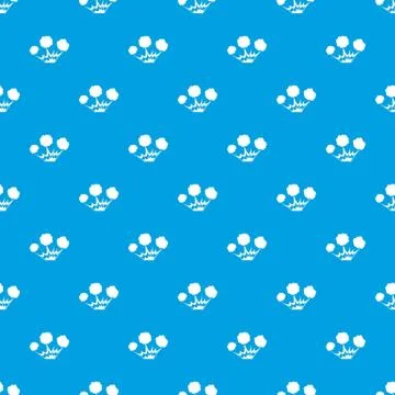 Explosion pattern seamless blue Stock Illustration