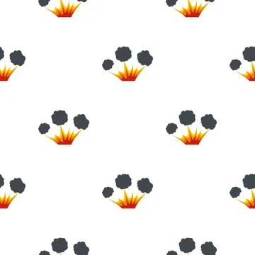 Explosion pattern seamless Illustrazione stock