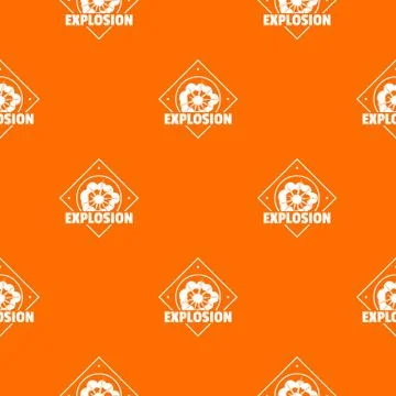 Explosion pattern vector orange Stock Illustration