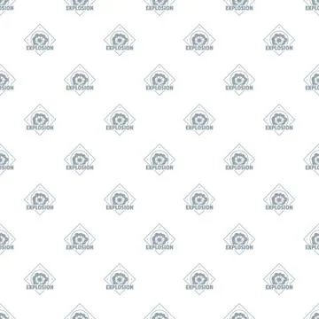 Explosion pattern vector seamless Illustrazione stock