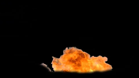 Explosion - pre keyed with alpha channel - 10 Stock Footage 33623853