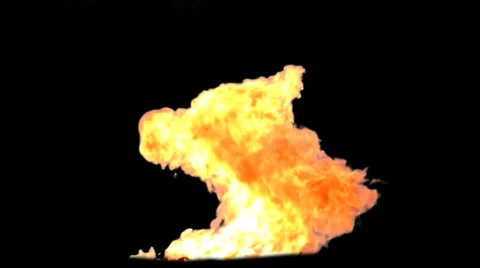 Explosion - pre keyed with alpha channel - 14 Stock Footage 33624115