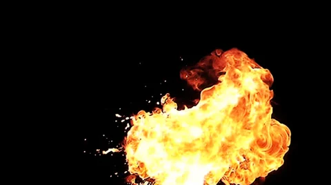 Explosion - pre keyed with alpha channel -15 스톡 동영상 33624136