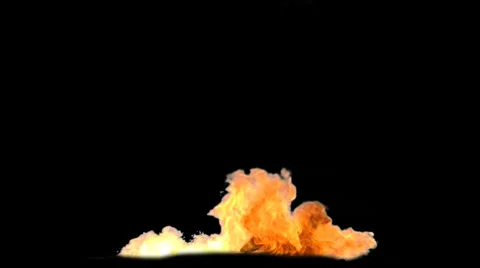 Explosion - pre keyed with alpha channel - 23 Video stock 33626390
