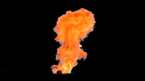 Explosion - pre keyed with alpha channel - 6 Video stock 33635168