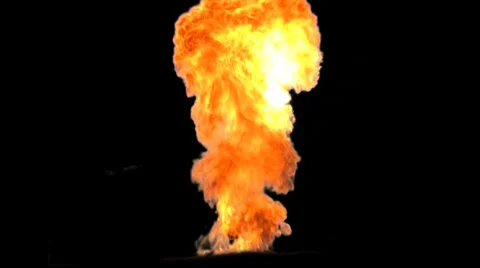 Explosion - pre keyed with alpha channel - 40 Stock Footage 33635905