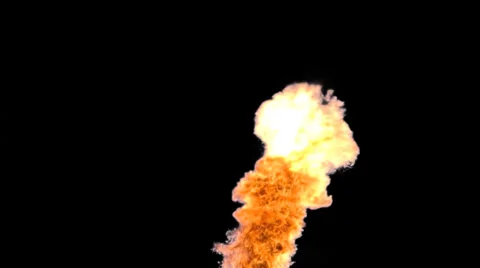 Explosion - pre keyed with alpha channel - Clip 50 Stock-Footage 33637131