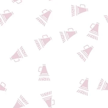 Explosion promo glyph vector seamless pattern Illustrazione stock