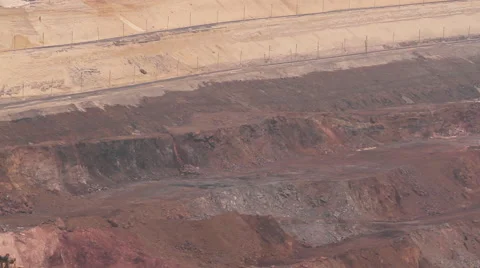 An explosion in the quarry Stock Footage 53291466