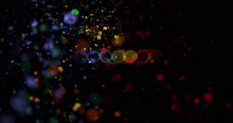 Explosion Of Rainbow Paint Stock Footage 170701213