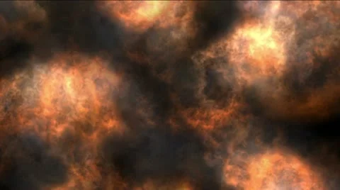 The explosion of red fire, HD 1080p Stock Footage 12546697