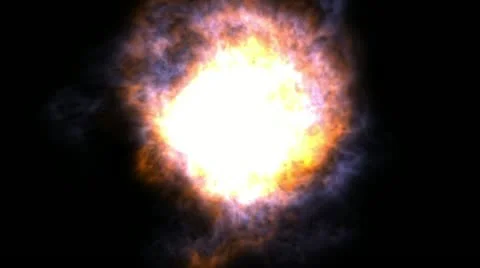 The explosion of red light, Alpha channel is included Vidéo 12546373