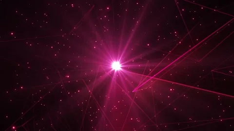 Explosion red lights sparkles. Glowing light explodes. Stock Footage 94080575
