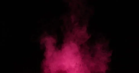 Explosion Of Red Powder Stock Footage 206068012