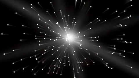 Explosion Render, Abstract Geometric Background Видео 117629028