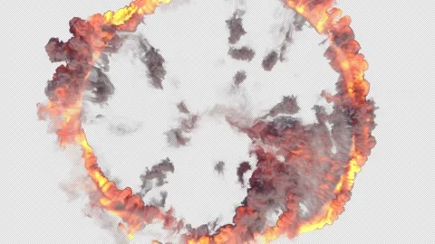 Explosion Ring 01 02 Stock Footage 297746172