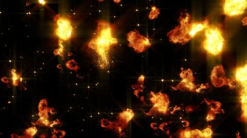 Explosion shine fire particle loop animation Stock-Footage 147929746