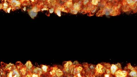 Explosion shine fire particle loop animation Stock Footage 147931496
