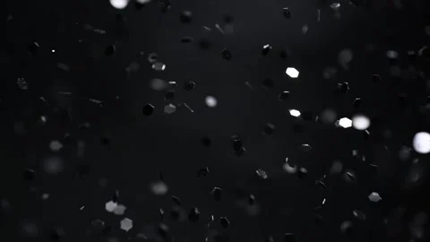 Explosion of silver sparkles. Vídeo Stock 257463937