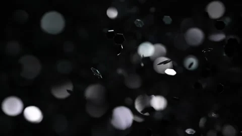 Explosion of silver sparkles. Stock Footage 257464530