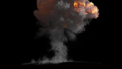 Explosion from a small explosive charge Stock-Footage 274640206
