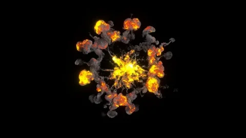 Explosion of smoke Stock Footage 82617317