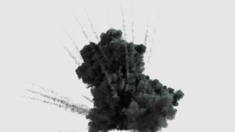 Explosion Smoke Stock Footage 231108859