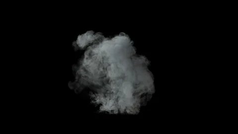 Explosion Of Smoke Green Screen Stock Footage 308174154