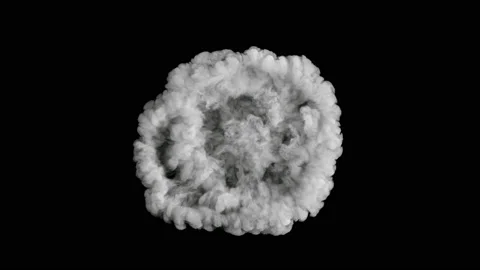 Explosion of Smoke Slow Motion Abstract Background Stock Footage 150753622