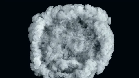 Explosion of Smoke Slow Motion Abstract Background Stock Footage 151188371