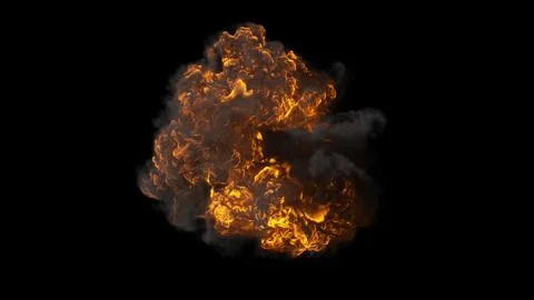 Explosion in space on a black background イラスト素材