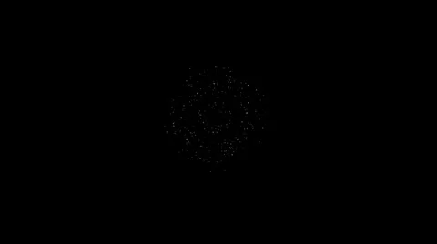 Explosion in space Stock Footage 6944180