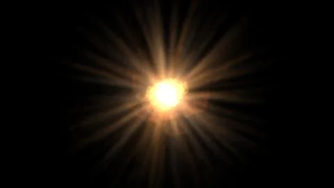 Explosion in space over a black background イラスト素材