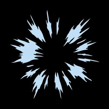 Explosion spark. Cartoon burst effect of vector comic boom and bang. Bomb blasts Illustrazione stock