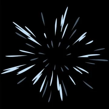 Explosion spark. Cartoon burst effect of vector comic boom and bang. Bomb blasts Stock Illustration