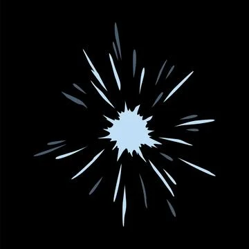 Explosion spark. Cartoon burst effect of vector comic boom and bang. Bomb blasts Stock Illustration
