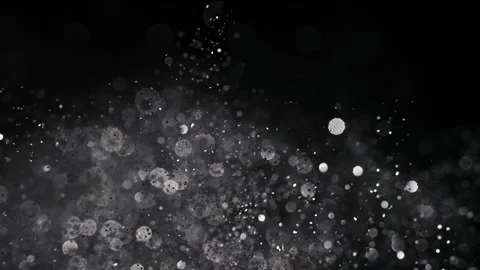 An explosion of sparkling dust. Splash of shiny particles on a black background. Vídeo Stock 269708436