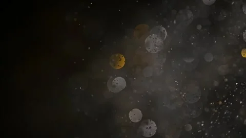 An explosion of sparkling dust. Splash of shiny particles on a black background. Vídeo Stock 269708651