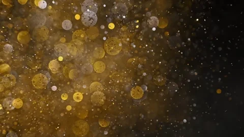 An explosion of sparkling dust. Splash of shiny particles on a black background. Vídeos de archivo 269708687