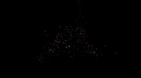 Explosion with sparks - pre keyed with alpha Channel for easy use 動画素材 33766178