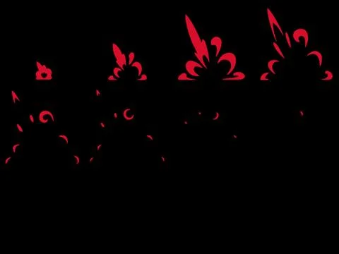Explosion special effect fx animation frames sprite sheet. Clear explosion Stock Illustration