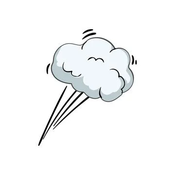 Explosion speed comic cartoon vector illustration Illustrazione stock