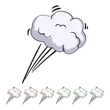 Explosion speed comic cartoon vector graphic Stock Illustration